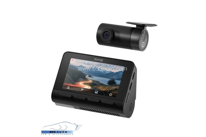 70mai Dash Cam 4K A800SE menetrögzítő kamera + RC22 hátsó kamera szett
